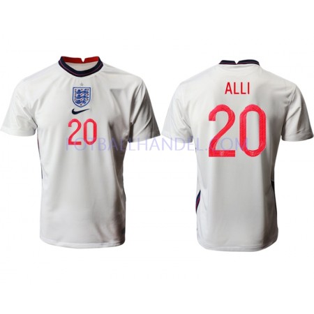 Herre Fotballdrakter England Alli 20 Hjemme Euro 2020 Kortermet